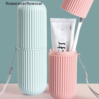 floweroverflowstar viaje portátil cepillo de dientes soporte de pasta de dientes titular caja organizador de almacenamiento ffs (5)