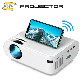 Klpu Mini proyector portátil Smart HD proyector multifuncional inalámbrico de vídeo para oficina en casa