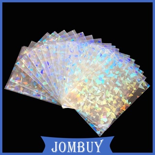 100 Count Glitter Card Sleeves Guard Holders for Baseball Basketball Trading Cards Football Card Sports Cards MTG Gaming
