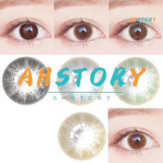 ahstory Round Big Eyes Cosmetic Contact Lenses Makeup 0 Degree Eyewear Party Cosplay