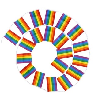 Bandera Arco Iris Banderines Gay Lesbiana Orgullo Festival Decoraciones De Fiesta
