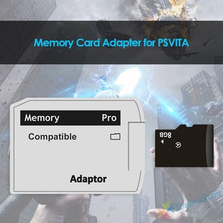 (momodining) adaptador de tarjeta de memoria micro sd para psvita game card 3.60 sistema psv 1000/2000