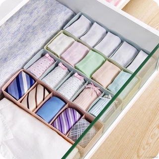 Estilo japonés 5 rejillas multiusos ropa interior caja de almacenamiento calcetines caja de almacenamiento apilable cajón caja de acabado Maqui
