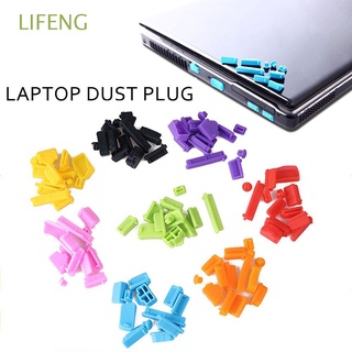 LIFENG Universal Dust Stopper Protective Dustproof Cover Anti-Dust Plug 13Pcs/Set Computer Accessories Anti Dust For Laptop PC Tablet Silicone USB Port Interface Cover/Multicolor