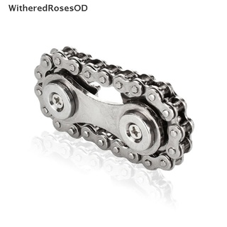 [WitheredRosesOD] Sprockets Flywheel Fingertip Gyro Sprockets Chains EDC Metal Toy Gear Chain Hot Sale