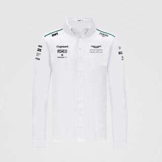 Aston Martin Cognizant F1 Team Camisa De Manga Larga Sebastian Vettel Lance Paseo Mono De Carreras Traje