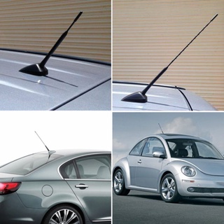 asalvo antena antena de coche am/fm antena modificada auto techo látigo universal tornillo radio 9"/11"/16" aluminio (2)