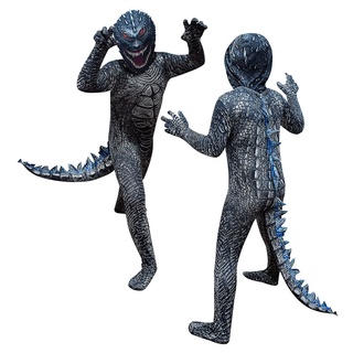 Niños cosplay disfraz adolescente niño dinosaurio Halloween niño navidad disfraz de niños fiesta mono conjunto mono 5-13y (8)