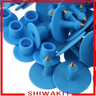 [SHIWAKI1] 100PCS 001-100 Pre numerados ganado oreja etiqueta para cerdo cabra vaca oveja azul