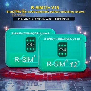 r-sim12+v16 nano tarjeta de desbloqueo rsim para iphone x/xs/8/7/6 plus 4g ios 12.2