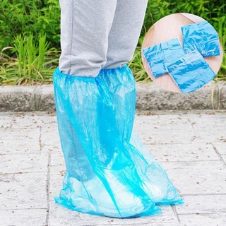 AARON impermeable zapatos cubre 5 pares de botas de plástico cubiertas desechables zapatos de lluvia antideslizante accesorios de zapatos de alta calidad Unisex Overshoes/Multicolor