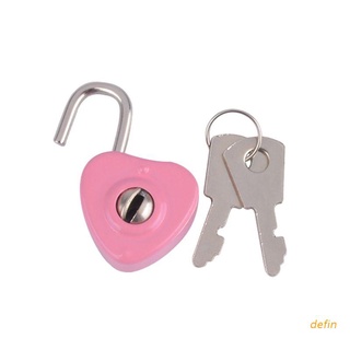 defin mini candados cerradura de llave con llave de equipaje cerradura para bolsa de cremallera mochila diario artesanal