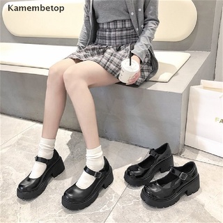 [Kamembetop] shoes lolita Japanese Style Mary Jane Shoes Women Vintage Girls High Heel Platform shoes College Student .