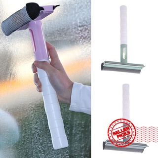 Double-Sided Wipe High-Rise Wiper Glass Cleaning Brush I2E9