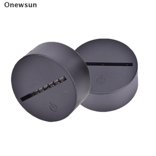 [Onewsun] Cable USB Base de lámpara táctil para luz de noche LED 3D 7 colores Base de lámpara