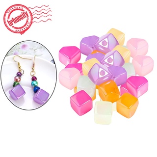 Pack of 30 Acrylic Jelly Beads 13mm Mixed Color for DIY Necklace Supplies