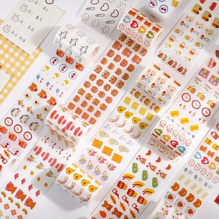 Kawaii Bear 60mm Wide Paper Decorative Masking Washi Tapes for Bullet Scrapbooking Planner Papercraft