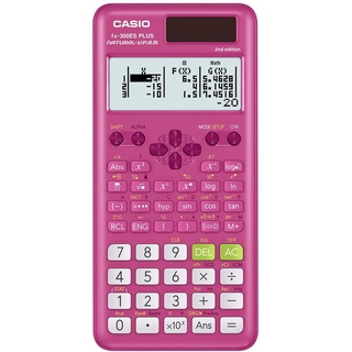 Calculadora Casio Científica Fx-300espls2 Texto Natural Rosa (1)