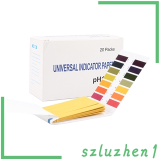Rango completo pH 1-14 prueba de papel Litmus indicador de prueba de tira probador prueba de laboratorio