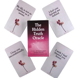 the hidden truth oracle cards ocio juego de mesa de fiesta fortune-telling prophecy tarot deck