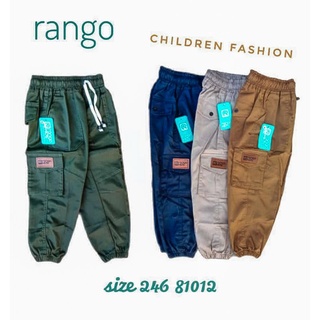 Chino Kids Chino Jogger Cargo pantalones para niños 2-10 años