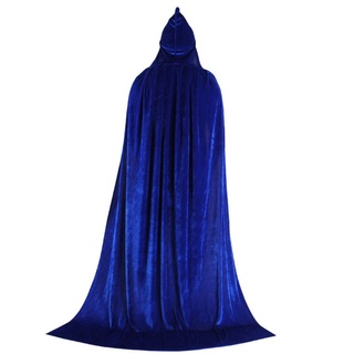 YGO All Saints' Day Hooded Cloak Long Velvet Cape for Christmas Halloween Dress up Costumes Festival party stage cape (4)