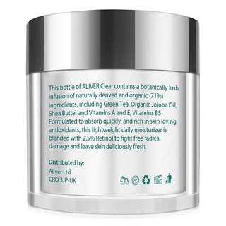 Aliver 50Ml Retinol Extract Face Cream Anti-Aging Antioxidant E Vitamins Wrinkle Care & Facial Q5U0