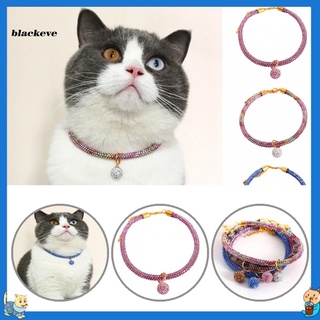 bl collar ajustable para gatos/mascotas/perros/collar con colgante decorativo para mascotas/regalo (1)