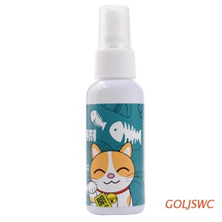 goljswc 50ml gato catnip spray mascota entrenamiento juguete orgánico natural saludable gatito gato menta divertido juguete rascador