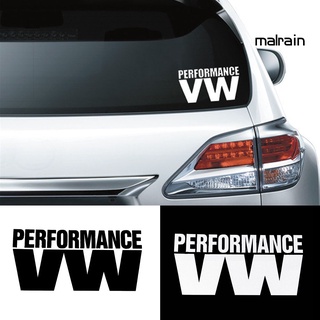 MR- calcomanía reflectante de VW para Volkswagen Tiguan Golf 6