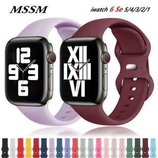 Correa de silicona para Apple Watch band 6 Se 5 44 mm 40 mm pulsera de goma inteligente correa de reloj en iWatch band serie 4 3 21 38 mm 42 mm