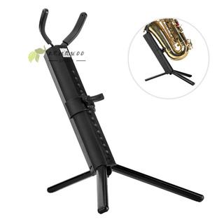 > Portable Tenor Saxophone Stand Folding Sax Holder Tripod Bracket with Carrying Case