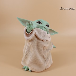 Cr_figura Yoda coleccionable Para decoración De escritorio/coche Star Wars/pediloriano