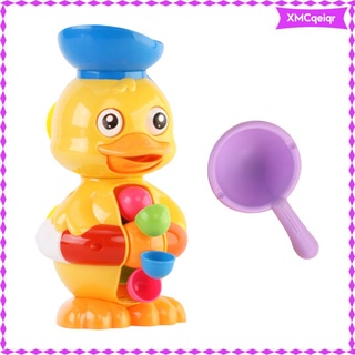 [listo stock] juguetes de baño para niños pequeños juguetes de bañera, y espolvorear pato piscina de agua juguetes para niñas niños, bebé juguetes de baño pato giratorio