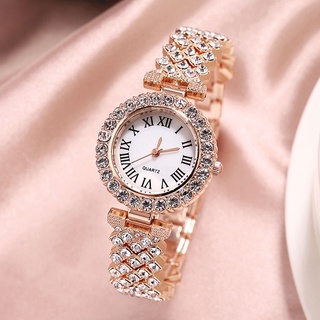 Relojes De Pulsera De Lujo Para Mujer/Reloj Cristal Cuarzo Casual