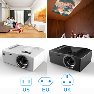 Portátil 1080P Cine En Casa Mini LED Multimedia Proyector De Vídeo PC USB TV TF HDMI Beamer (1)