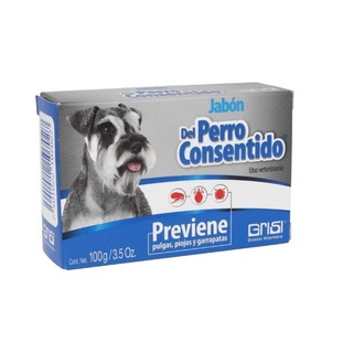 Jabón para perros mascotas antipulgas del perro consentido