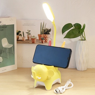 Mini Lampara De Escritorio En Forma De Elefantito Con Luz LED
