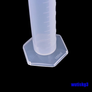 10/25/50/100/250ML cilindro de medición de plástico laboratorio prueba tubo graduado (8)