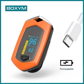 [boxym] Oxímetro De pulso De Dedo Pulsioximetro SpO2 PR OLED recargable CE Medical Oximetro De Dedo Monitor De frecuencia cardíaca