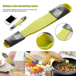 Cuchara medidora de cocina ajustable multifuncional herramientas de cocina básculas accesorios