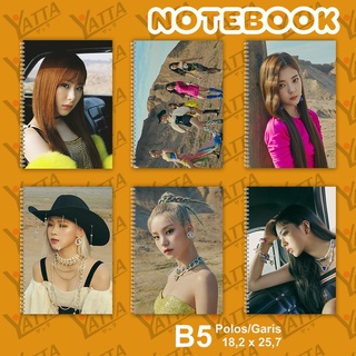 Kpop ITZY Not Shy Concept Photos Notebook tamaño B5 18.2x25.7 cm serie 2