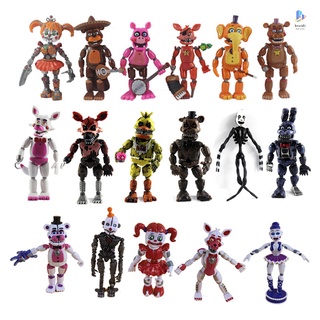 Figure Toys Teddy Bear's Midnight and Five Nights at Freddy's Doll Cartoon Decoration Model Figure Doll