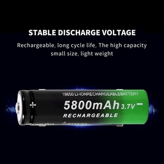 Baterías recargables 18650 5800mAh 3.7V baterías de alta capacidad