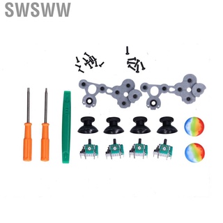 swsww qm21070941 joystick kit de repuesto de silicona 3d analógico gamepad reparación de palillos para xbox one