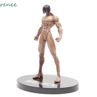 RENEE 15cm Anime Attack on Titan Collection Model Japanese Anime Attack on Titan Figure PVC Action Children Gifts Doll Miniature Figure Toys Model Toy Collection Toy Eren Yeager