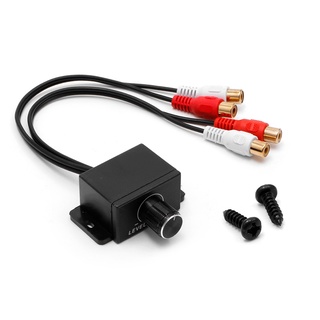 t* amplificador de audio universal para coche bajo rca nivel remoto control de volumen pomo lc-1 nuevo