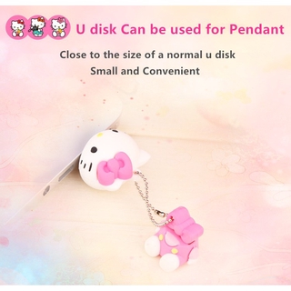 Lindo Pendrive Cartoon Hello Kitty 8GB 16G 32G 64G Usb Flash Drive Memory Stick (6)