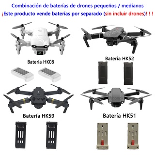 Paquete De Batería De Accesorios Drone , Mini/Dron Mediano Plegable/(Presta Atención Al Color " Negro " Comprar O : Blanco)