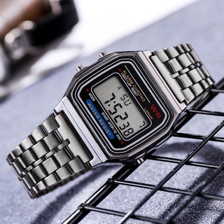 Casio Retro Unisex Vintage Reloj F-91W Watch digital juvenil A159W